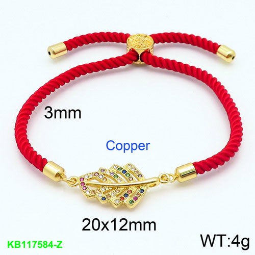 Pulsera cobre de  luna, oro 14L laminado /cristales